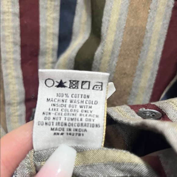 Aime Leon Dore Multicolor Striped Button Down Shirt - Picture 6 of 7